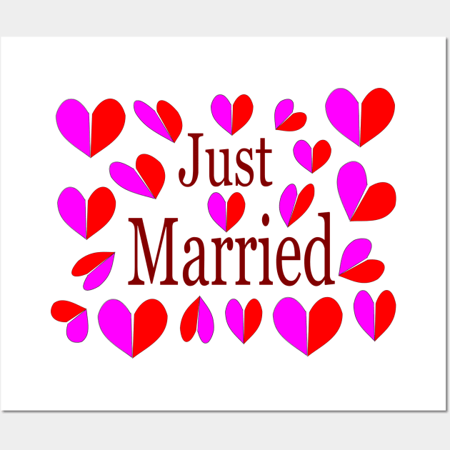 Just married Wall Art by RAK20